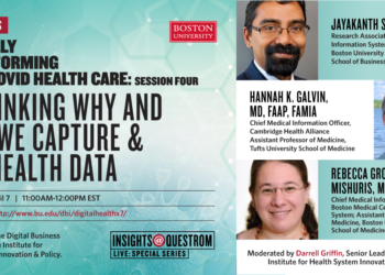 Rethinking Why and How We Capture and Use Health Data: Insights Live Special Series Session 4