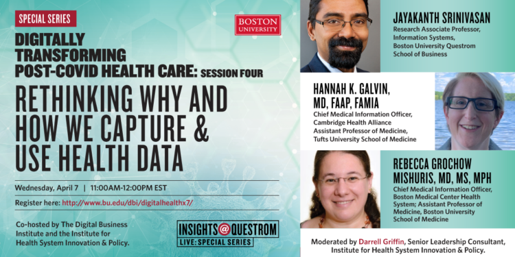 Rethinking Why and How We Capture and Use Health Data: Insights Live Special Series Session 4