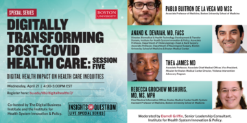 Digital Health Impact on Health Care Inequities: Insights Live Special Series Session 5