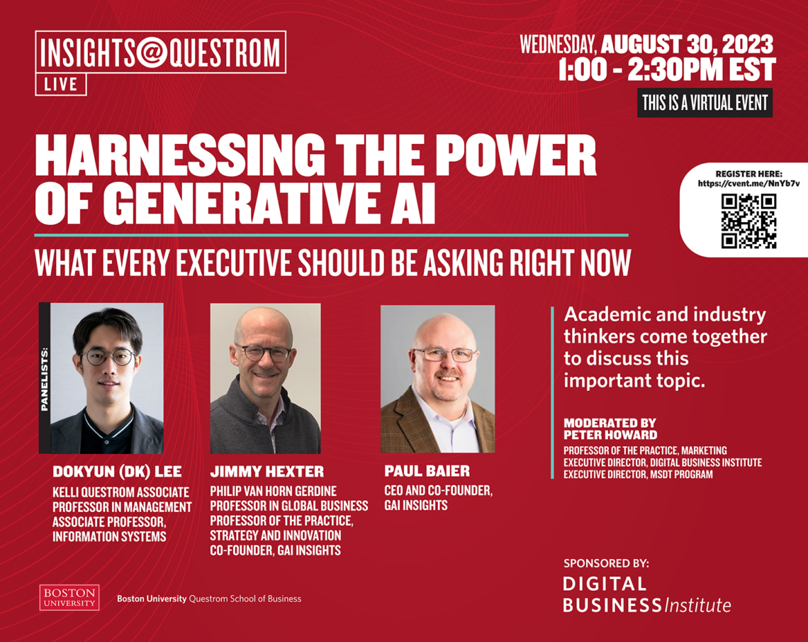 Harnessing The Power Of Generative Ai Insights Questrom Harnessing The Power Of Generative Ai Insights Questrom