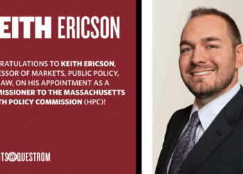 Professor Keith Ericson Appointed to the Massachusetts Health Policy Commission