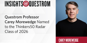 Carey Morewedge Named to the Thinkers50 Radar Class of 2026