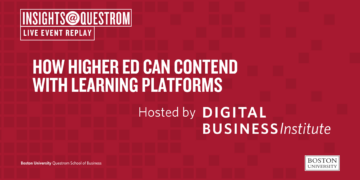 How Higher Ed Can Contend with Learning Platforms