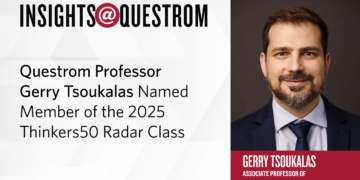 Questrom Professor Gerry Tsoukalas Named One of the Most Influential Management Thinkers by Thinkers50