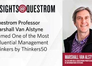 Questrom Professor Marshall Van Alstyne Named One of the Most Influential Management Thinkers by Thinkers50