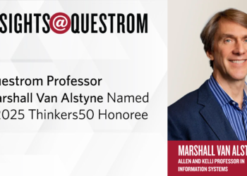 Marshall Van Alstyne Named 2025 Thinkers50 Honoree