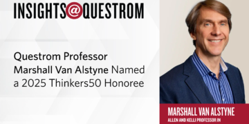 Marshall Van Alstyne Named 2025 Thinkers50 Honoree