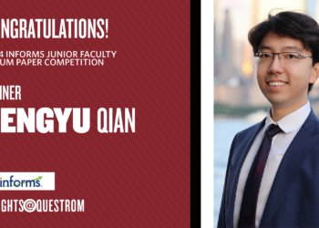 2024 INFORMS Junior Faculty Forum Paper Competition Award